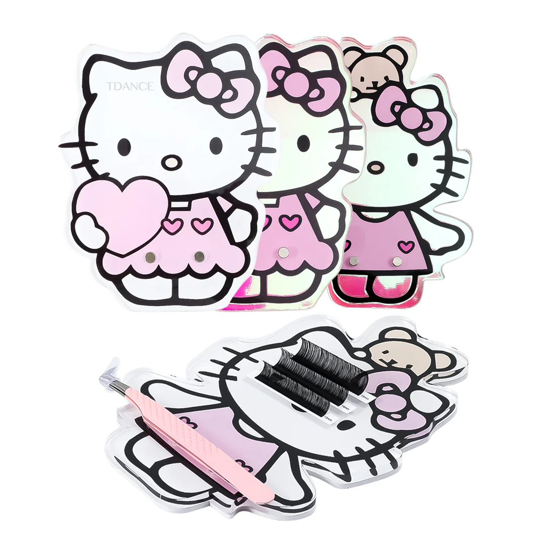 Organizador Hello Kitty Magnético para pinzas y extensiones de pestañas