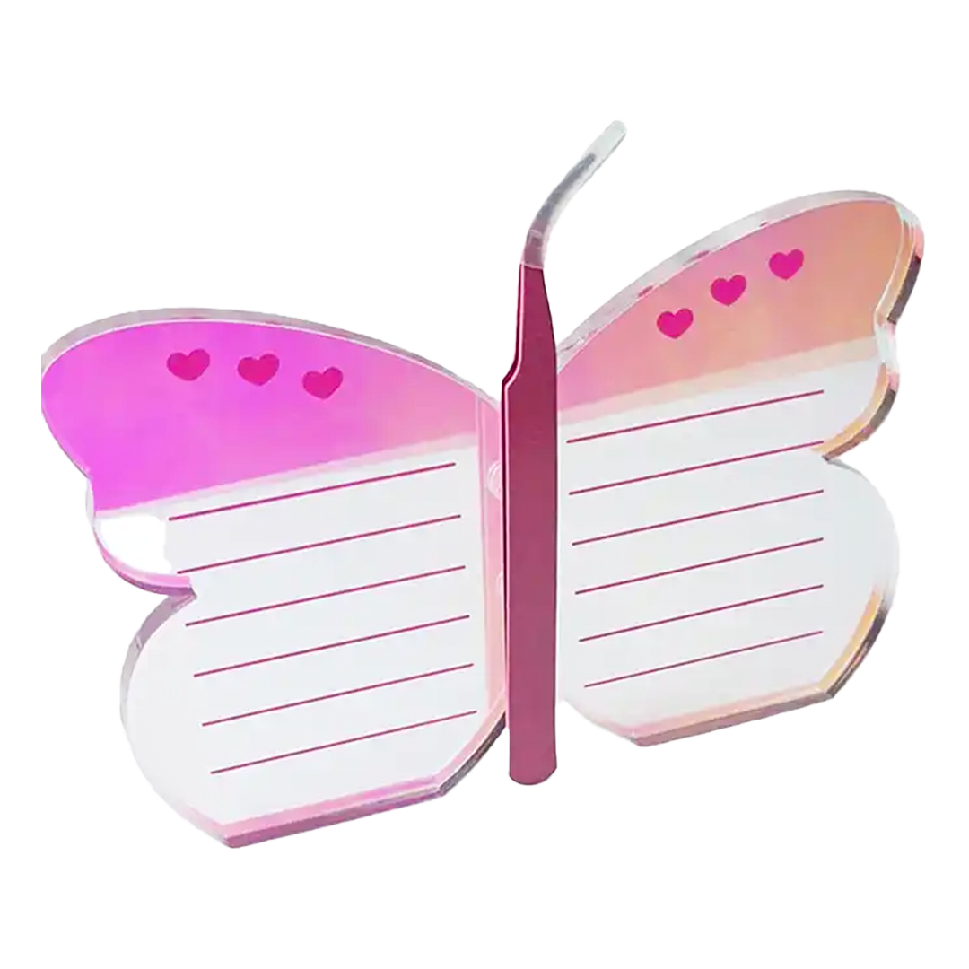 Organizador de pestañas en forma de Mariposa