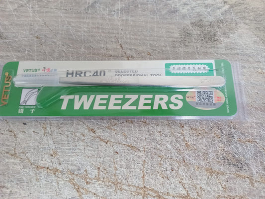 Pinza Vetus Recta Plateada St-11