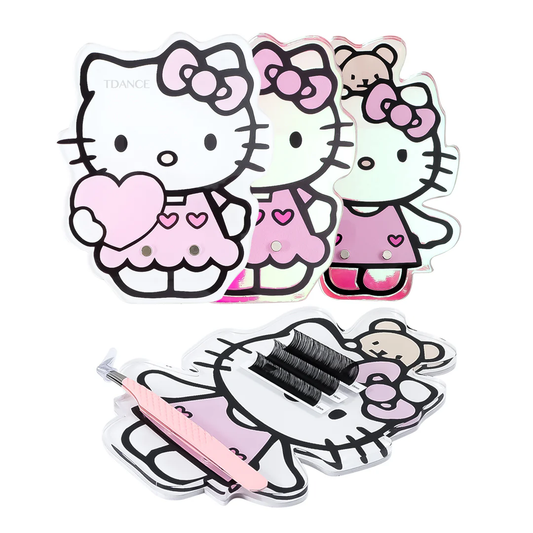 Organizador Hello Kitty Magnético para pinzas y extensiones de pestañas