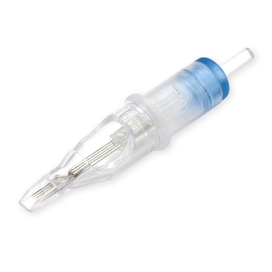 Aguja para demógrafo profesional - Cartuchos de Agujas 1207M Magnum Shangdi #12 (0.35mm) 7 Puntas Planas – Sombreado Profesional