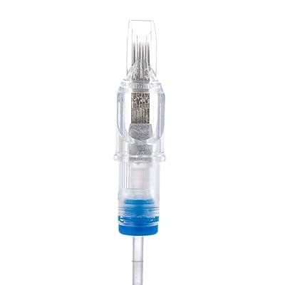 Aguja para demógrafo profesional - Cartuchos de Agujas 1207M Magnum Shangdi #12 (0.35mm) 7 Puntas Planas – Sombreado Profesional