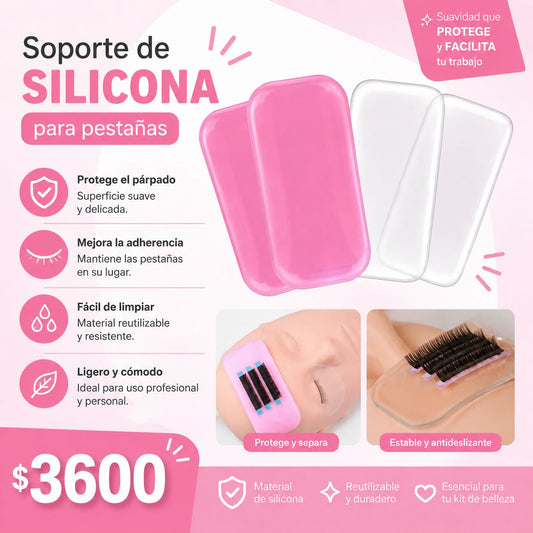 Soporte de Silicona para Extensiones de Pestañas Profesional