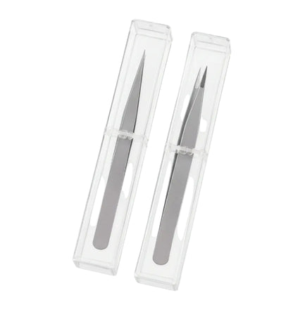 Caja Acrílica para Pinzas de Pestañas | Estuche Protector Transparente para Lashistas