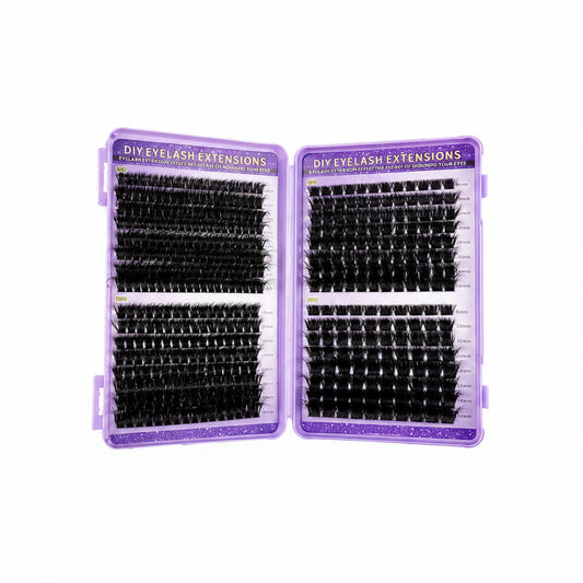 Kit 3 Sets de Pestañas DIY Premium Bendita Lashes | Extensiones de Pestañas para Aplicación en Casa