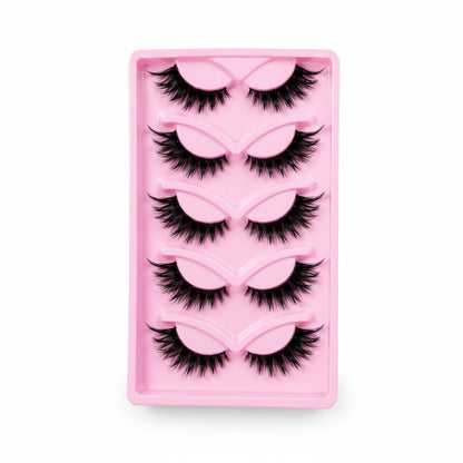 5 Pares de Pestañas 3D Bendita Lashes | Reutilizables | Efecto Natural y Voluminoso