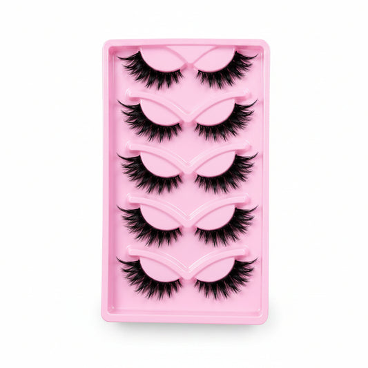 5 Pares de Pestañas 3D Bendita Lashes | Reutilizables | Efecto Natural y Voluminoso