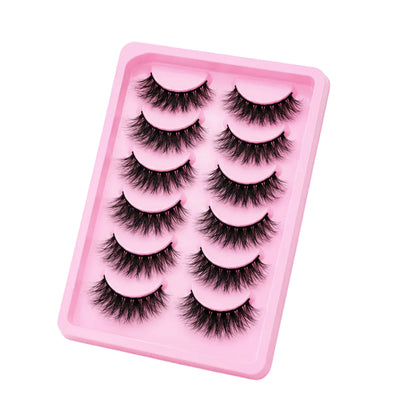 10 Pares de Pestañas 3D Bendita Lashes | Reutilizables | Efecto Natural, Voluminoso o Dramático