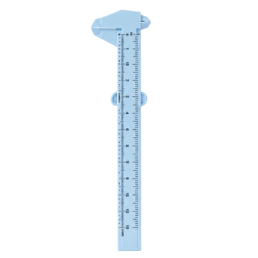 Calibrador Pie De Rey 150mm (15cm) para Cejas | Medidor Profesional para Diseño y Simetría
