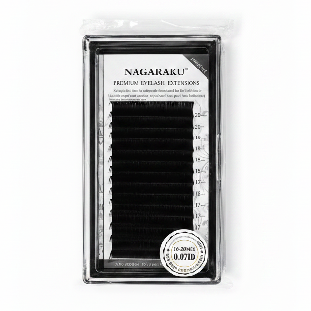 Pestañas Nagaraku doble DD 0.07mix 16mm - 20mm