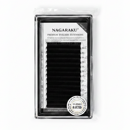 Pestañas Nagaraku doble DD 0.07mix 16mm - 20mm