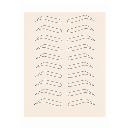 Piel Sintética para Práctica de Cejas | Lámina de Entrenamiento para Microblading y Micropigmentación