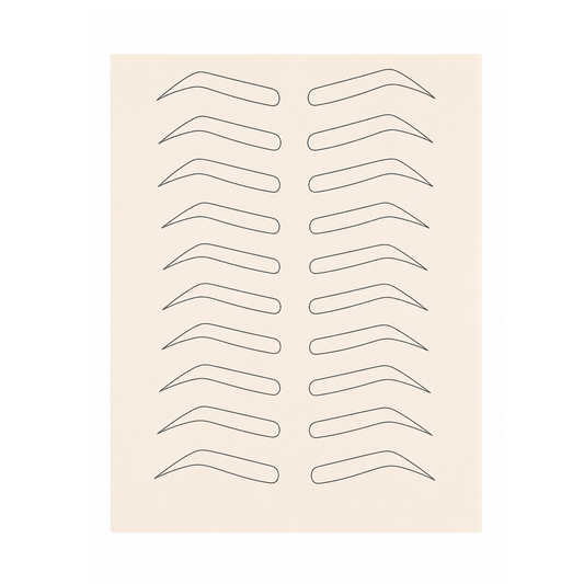 Piel Sintética para Práctica de Cejas | Lámina de Entrenamiento para Microblading y Micropigmentación