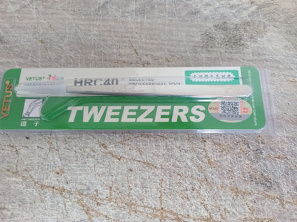 Pinza Vetus Recta Plateada St-11