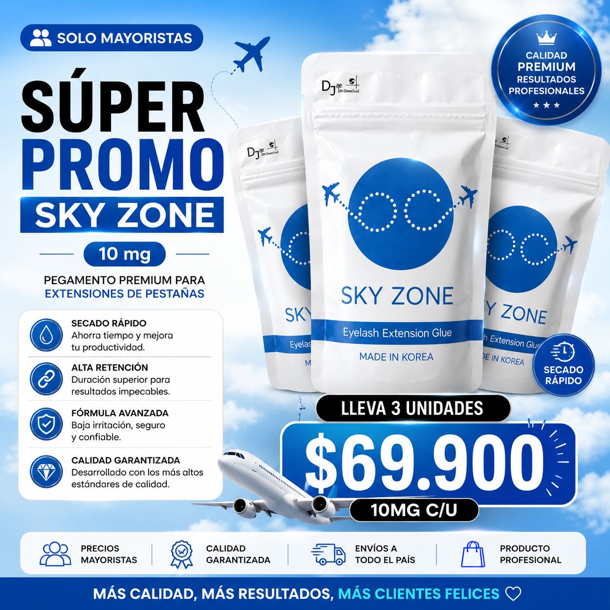 Súper Promo Sky Zone por 3 unidades
