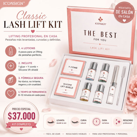 Kit Lash Lift Profesional ICONSIGN Classic | Lifting de Pestañas en Casa