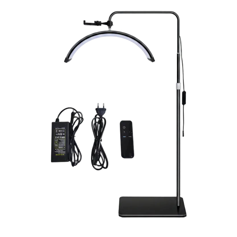Lámpara LED en U para Lashistas | Luz Profesional Ajustable para Extensiones de Pestañas