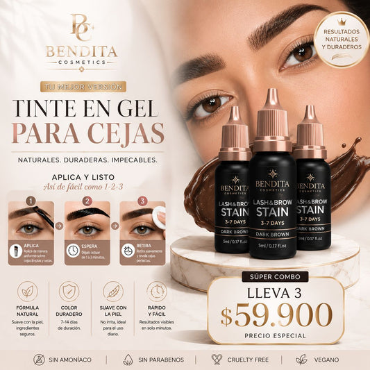 Promo 3 Hennas para Cejas y Pestañas
