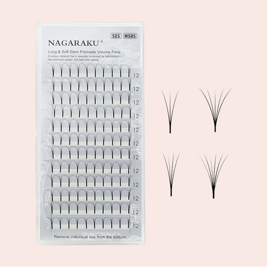 Pestañas Nagaraku 6D Abanico