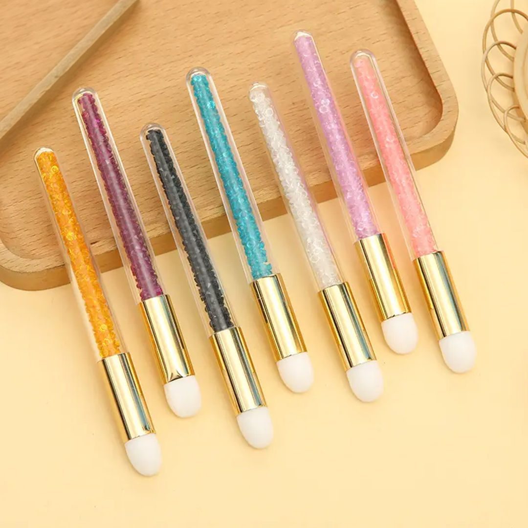 Brocha para lavado de pestañas con cristales