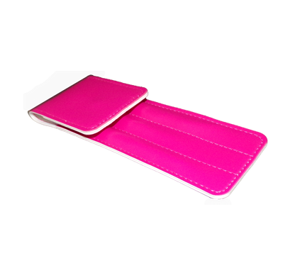 Estuche fucsia para pinzas o agujas tebori