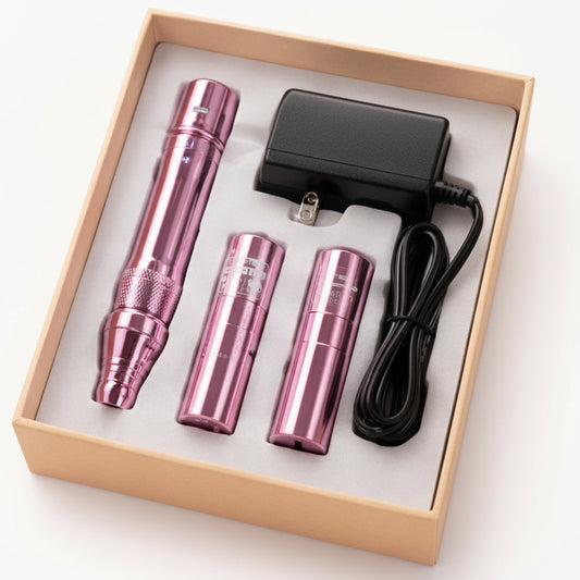 Dermógrafo Inalámbrico Profesional MASSA Beauty Pro – 2 Baterías Recargables | Micropigmentación PMU