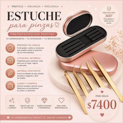 Estuche Metálico Para Pinzas
