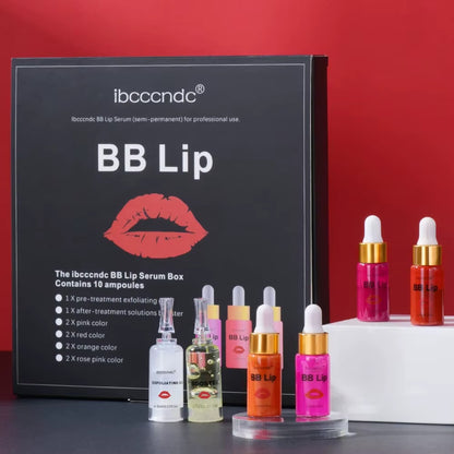 Kit BB Lip Serum - 10 Ampollas - Tratamiento para labios