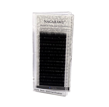 Pestañas Nagaraku curvatura L - Grosor 0.07L