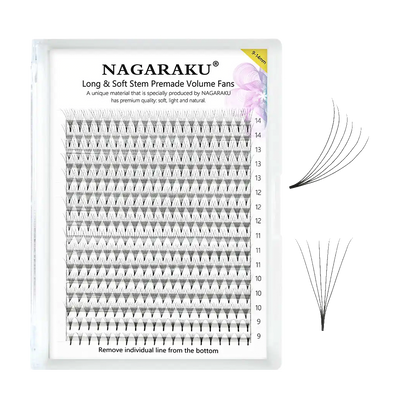 Pestañas Nagaraku 0.07D mix 5D  9 - 14mm