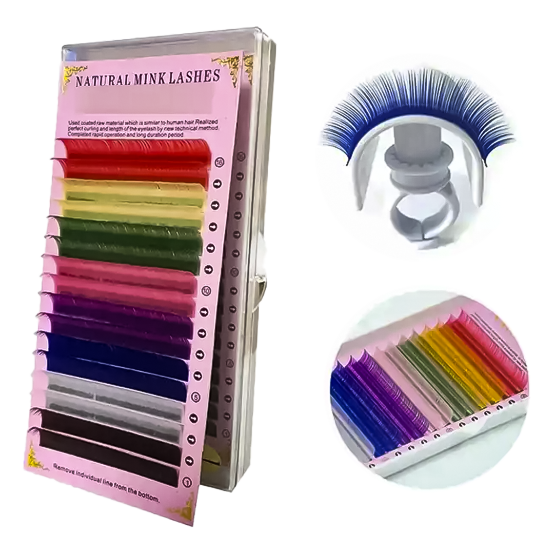 Pestañas Nagaraku de Colores