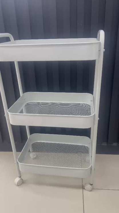 Carrito Organizador de 3 niveles - Canastas Metálicas