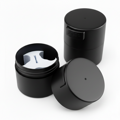 Tanque Activador de Lujo | Recipiente al Vacío para Pestañas | Contenedor Profesional con Carbón Activado