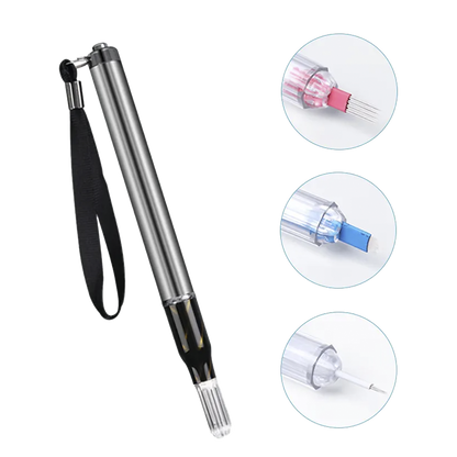 Tebori pluma con luz led - Bolígrafo para microblading